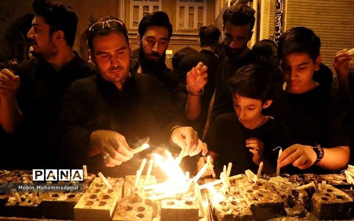 آیین شمع‌گذاری در تبریز/فیلم