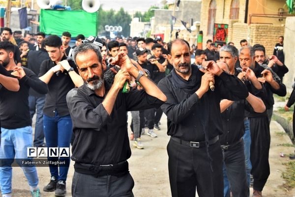 شور عزای حسینی در روستای بابا قاسم