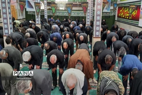 اقامه نماز جمعه و ظهرعاشورا در شهرستان فیروزکوه