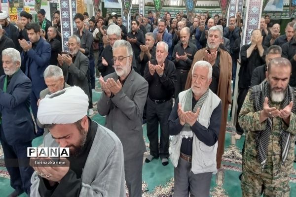 اقامه نماز جمعه و ظهرعاشورا در شهرستان فیروزکوه
