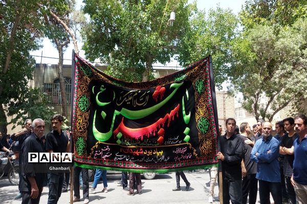برگزاری مراسم عزاداری ماه محرم در انگورستان ملک