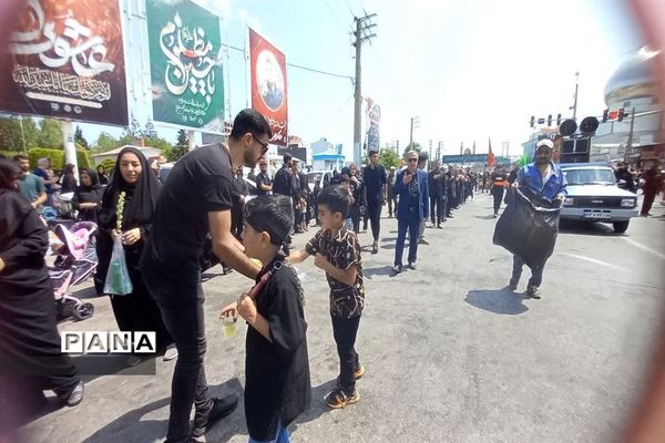 مراسم عزاداری روز عاشورای حسینی در شهرستان محمودآباد