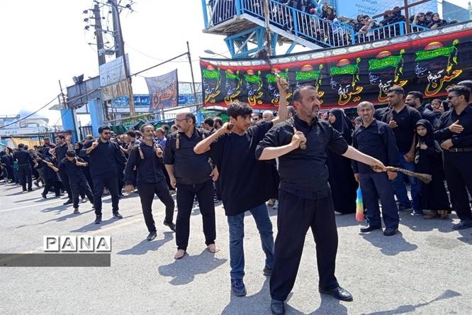 مراسم عزاداری روز عاشورای حسینی در شهرستان محمودآباد