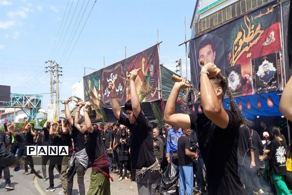 مراسم عزاداری روز عاشورای حسینی در شهرستان محمودآباد