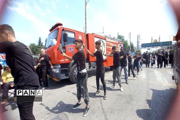 مراسم عزاداری روز عاشورای حسینی در شهرستان محمودآباد