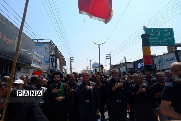 مراسم عزاداری روز عاشورای حسینی در شهرستان محمودآباد