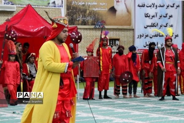 مراسم تعزیه خوانی واقعه عاشورا در شهرستان تنگستان