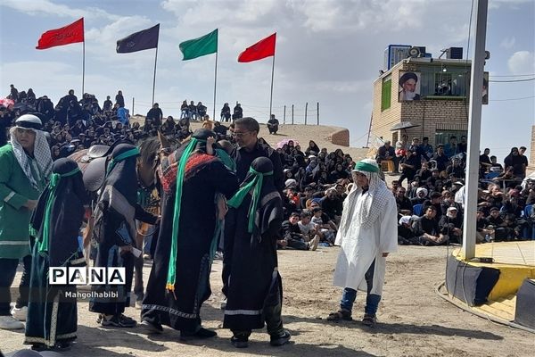 مراسم تعزیه‌خوانی در روستای فدیشه نیشابور