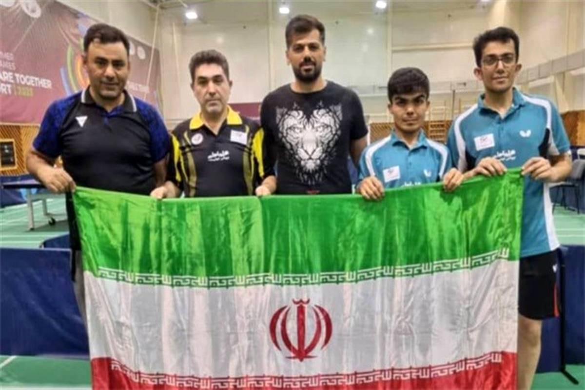 نایب قهرمانی تیم‌ تنیس روی میز ایران در بازی‌های ناشنوایان روسیه