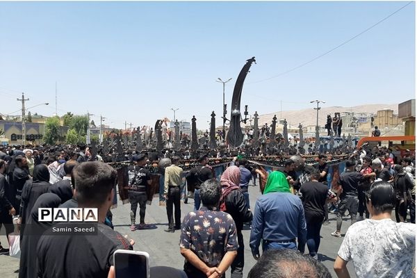 سوگواری عاشورای سرور شهیدان با حضور هیات‌های مذهبی در شیراز