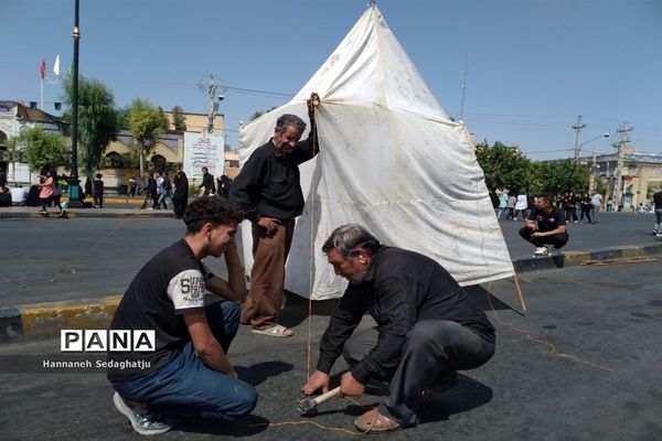 برگزاری تعزیه واقعه عاشورا در شیراز