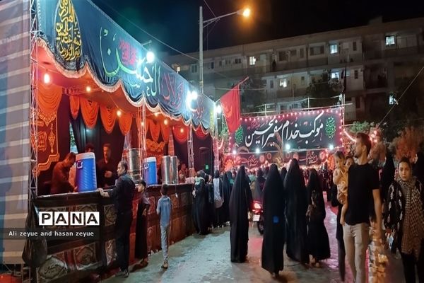 برپایی موکب‌ها در شب شهادت امام زین‌العابدین (ع)