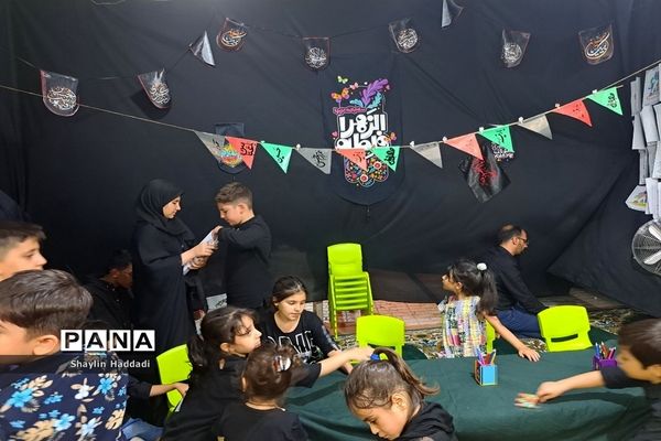 برگزاری مراسم عزاداری سیدالشهدا توسط کودکان حسینی