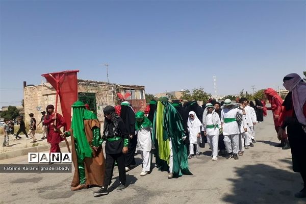 سوگواری ایام عزاداری حسین (ع) در قادرآباد فارس