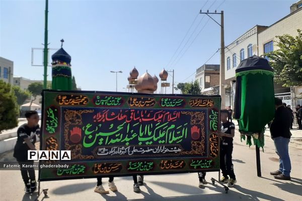 سوگواری ایام عزاداری حسین (ع) در قادرآباد فارس