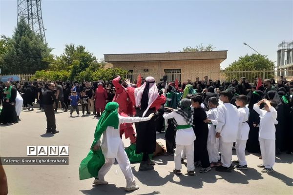 سوگواری ایام عزاداری حسین (ع) در قادرآباد فارس