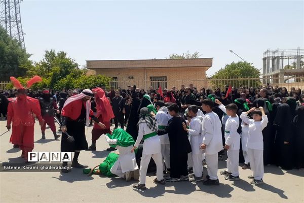 سوگواری ایام عزاداری حسین (ع) در قادرآباد فارس