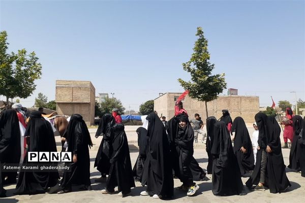 سوگواری ایام عزاداری حسین (ع) در قادرآباد فارس