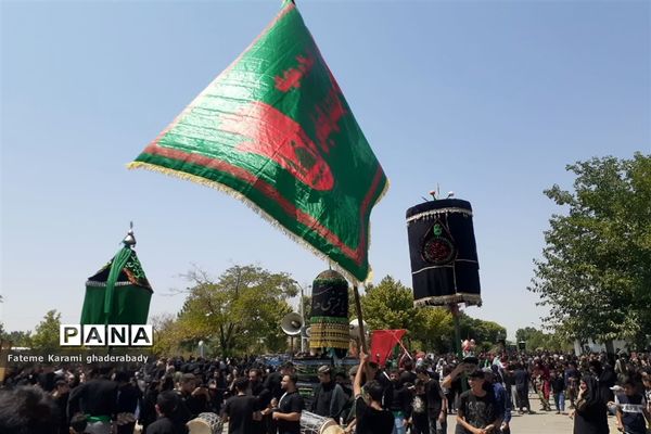 سوگواری ایام عزاداری حسین (ع) در قادرآباد فارس