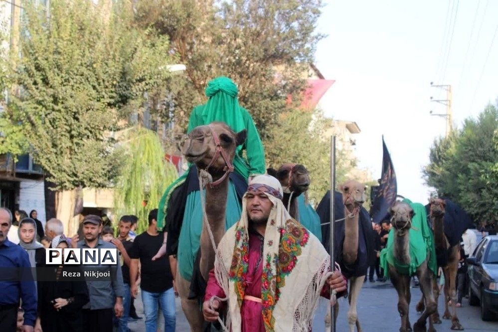 حرکت کاروان زینبیون در شهرستان بهارستان