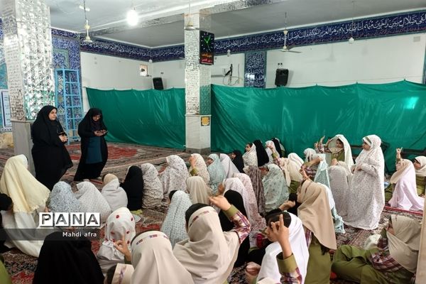 آشنایی دانش‌آموزان دبستان شاهد حریت بهبهان با آداب حضور در مسجد