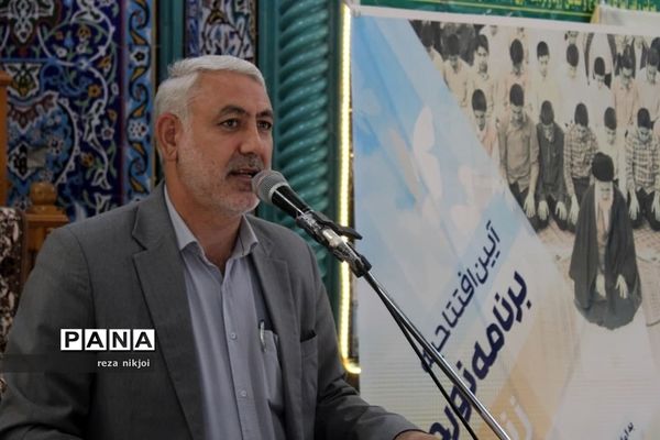 آیین افتتاح طرح نورچشم در شهرستان بهارستان