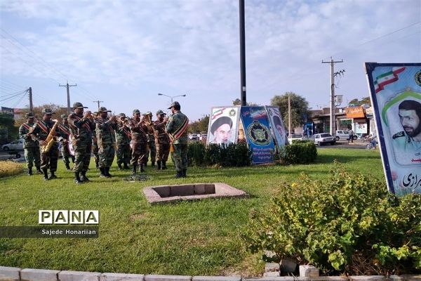 افتتاحیه میدان شهدای ارتش جمهوری اسلامی ایران در شهرستان کاشمر