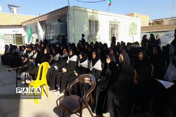 مراسم هفته بسیج دانش‌آموزی در مدرسه شهید اکبر نژاد خلیل اباد