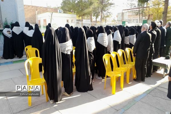 مراسم هفته بسیج دانش‌آموزی در مدرسه شهید اکبر نژاد خلیل اباد