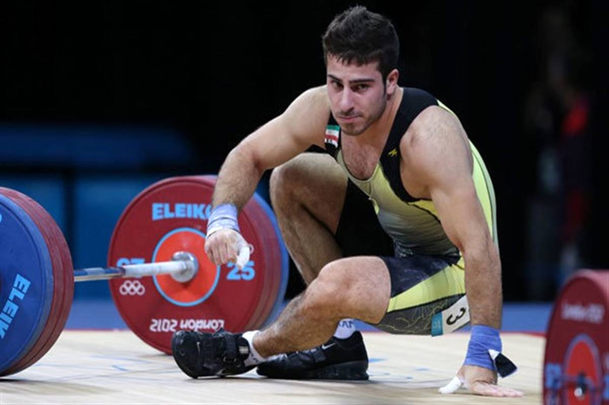 رکوردگیری ضعیف مرد المپیکی وزنه‌برداری کشور