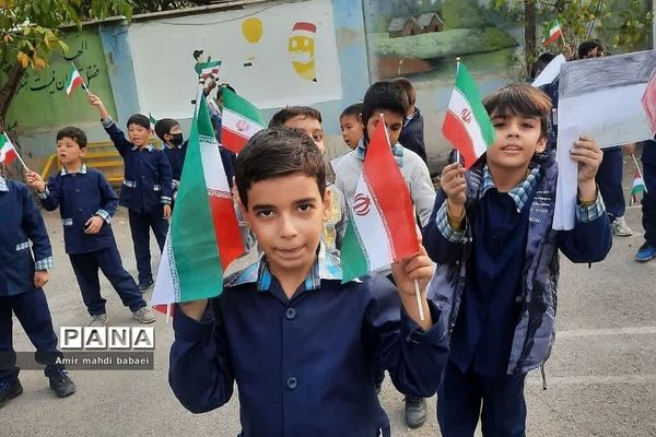 هفته بسیج دانش‌آموزی در دبستان شهدای کریتون ۲ رودهن