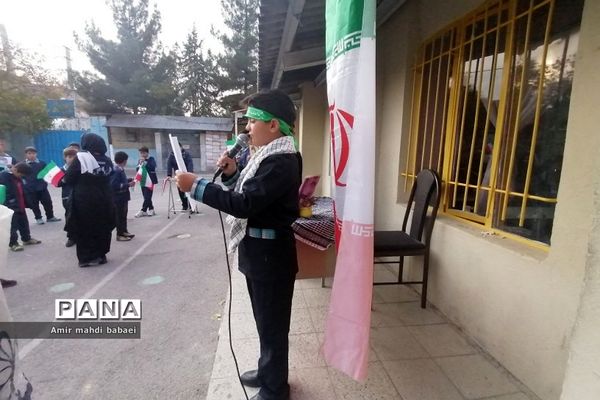 هفته بسیج دانش‌آموزی در دبستان شهدای کریتون ۲ رودهن