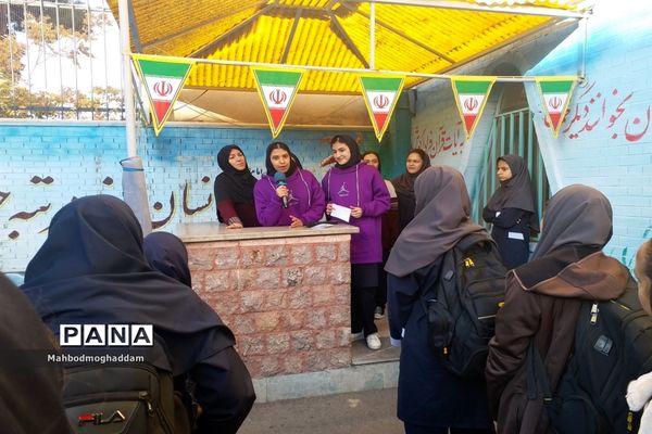 انتخابات شورای دانش آموزی دبیرستان نرجس منطقه ۱۳
