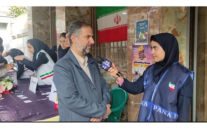 انتخابات شورای دانش‌آموزی در دبیرستان دخترانه خدیجه کبری ناحیه ۴ اصفهان/فیلم