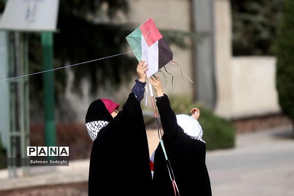 پویش  دانش‌آموزی پرواز بادبادک‌ها برای کودکان غزه