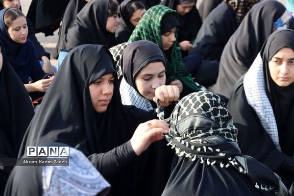 حضوردانش‌آموزان شهرستان اسلامشهر درسرزمین‌های ایثار و شهادت
