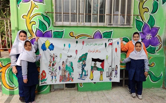 روایت دانش‌آموزان دبیرستان فاطمیه ملارد از آمادگی  خود برای حضور در راهپیمایی ۱۳ آبان /فیلم
