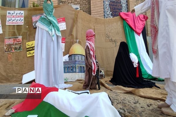 حضوردانش‌آموزان در نماز جمعه شهرستان رباط کریم