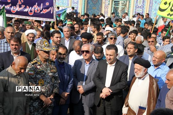 برگزاری راهپیمایی یوم الله 13 آبان در شهرستان بهبهان