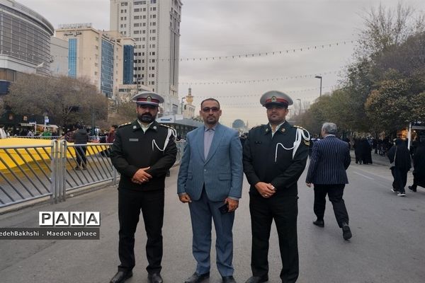 راهپیمایی۱۳ آبان از میدان بسیج تا حرم مطهر رضوی