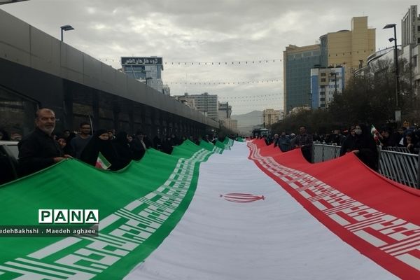 راهپیمایی۱۳ آبان از میدان بسیج تا حرم مطهر رضوی