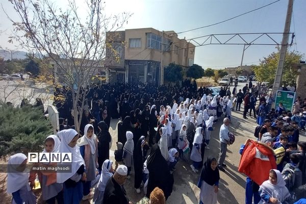 راهپیمایی 13 آبان در شهر درق