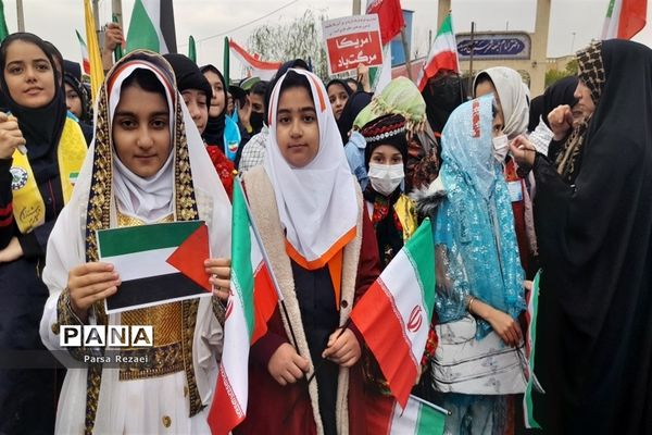 برگزاری راهپیمایی ۱۳ آبان در شهرستان ملارد