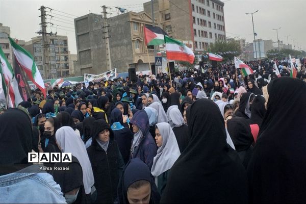 برگزاری راهپیمایی ۱۳ آبان در شهرستان ملارد