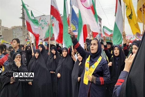 برگزاری راهپیمایی ۱۳ آبان در شهرستان ملارد