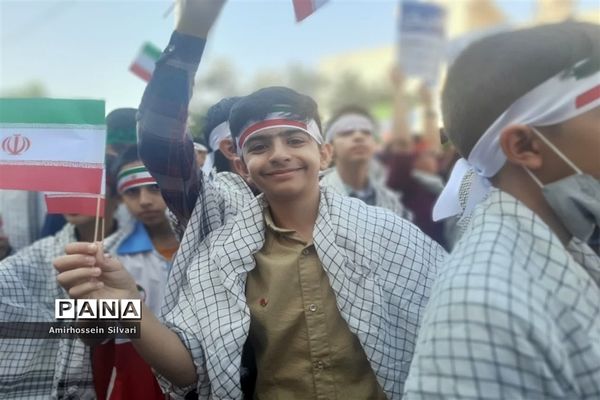 راهپیمایی روز سیزده آبان در جهرم
