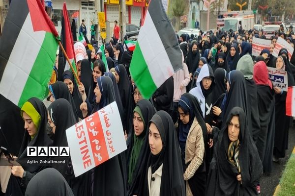 راهپیمایی ۱۳ آبان در شهرستان رباط کریم و شهر جدید پرند