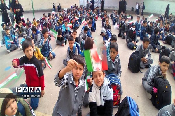 مراسم 13آبان در مدرسه شهید ندافی