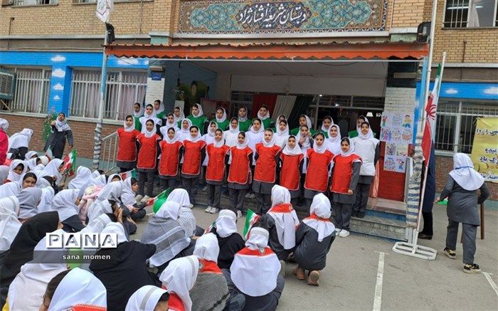 مراسم گرامیداشت روز دانش آموز دردبستان افشار نژاد ۲ /فیلم
