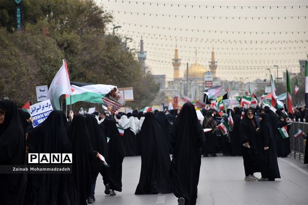 راهپیمایی سیزدهم آبان در مشهد